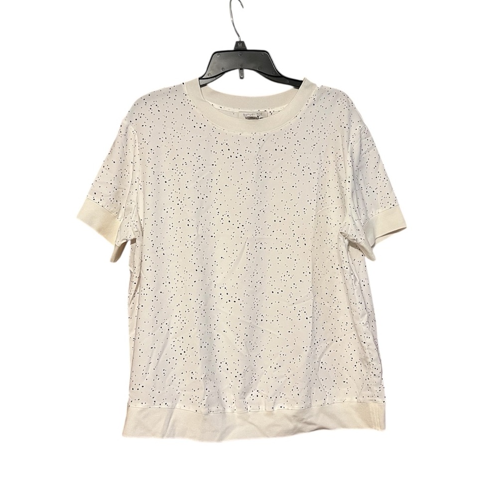 Spotted Short Sleeve Blouse